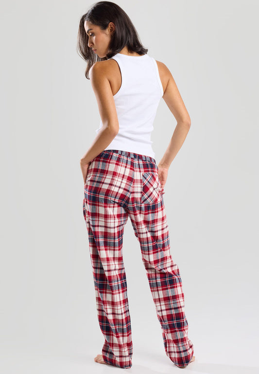 Striped Pajama Red Pants