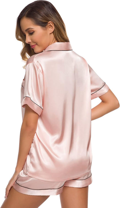 Blush Satin Dreams Set